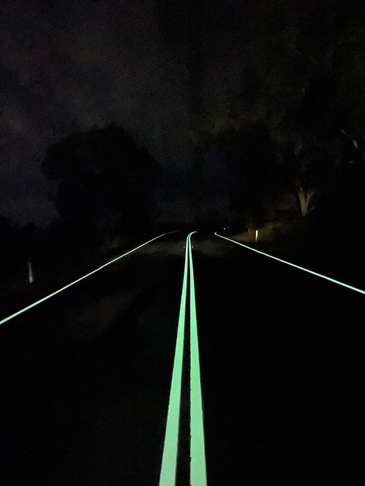 Australia Implements ‘Glow In The Dark’ Road Markings To Improve Safety