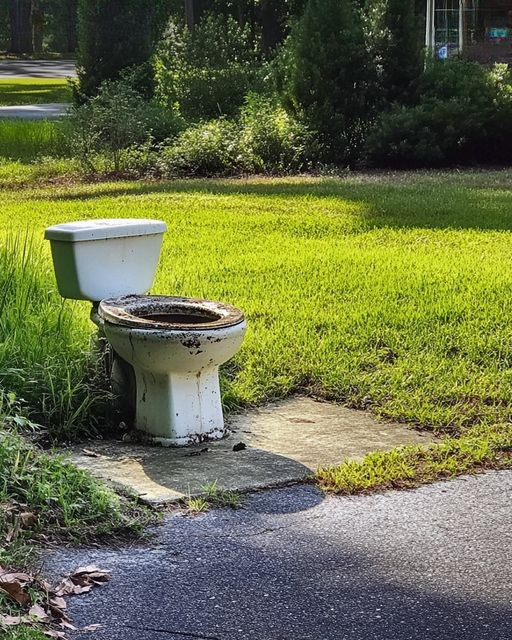 My Neighbor Installed a Toilet on My Lawn with a Note, ‘Flush Your Opinion Here,’ After I Asked Her Not to Sunbathe in Front of My Son’s Window