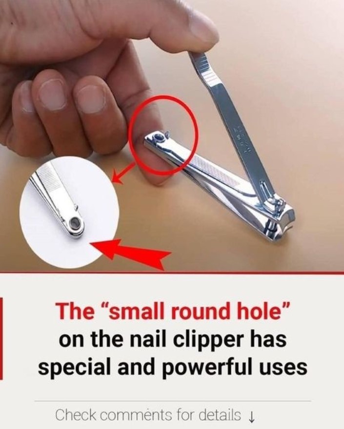 Those ‘Small Round Holes’ On Nail Clippers Actually Have an Ingenious Use, and We Had No Idea