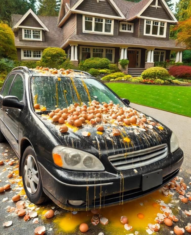 My Neighbor Egged My Car Over Halloween Decorations—You Won’t Believe His Reason