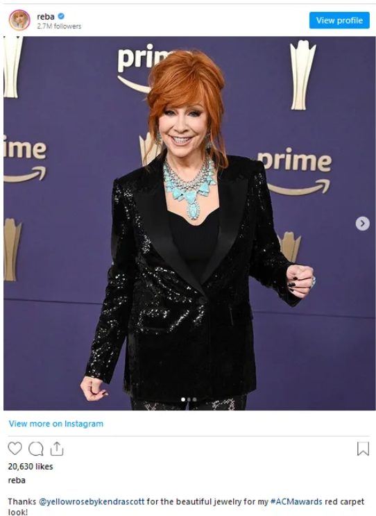 At 69, Reba McEntire wears transparent lace to 2024 ACM Awards, and everyone’s saying the same thing